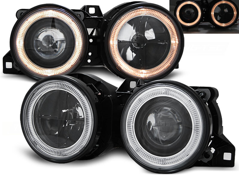Angel Eyes koplampen passend voor BMW 3 serie E30 type 2