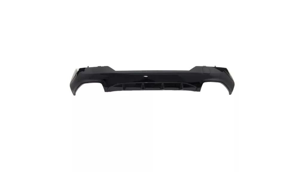 Performance look diffuser glanzend zwart passend voor BMW 4 serie G22 en G23 met M pakket achterbumper 440i look