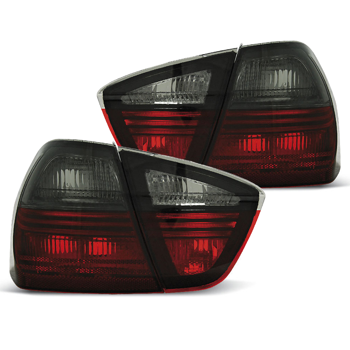 Blackline look achterlichten passend voor BMW 3 serie E90 sedan model 2005 - 2008
