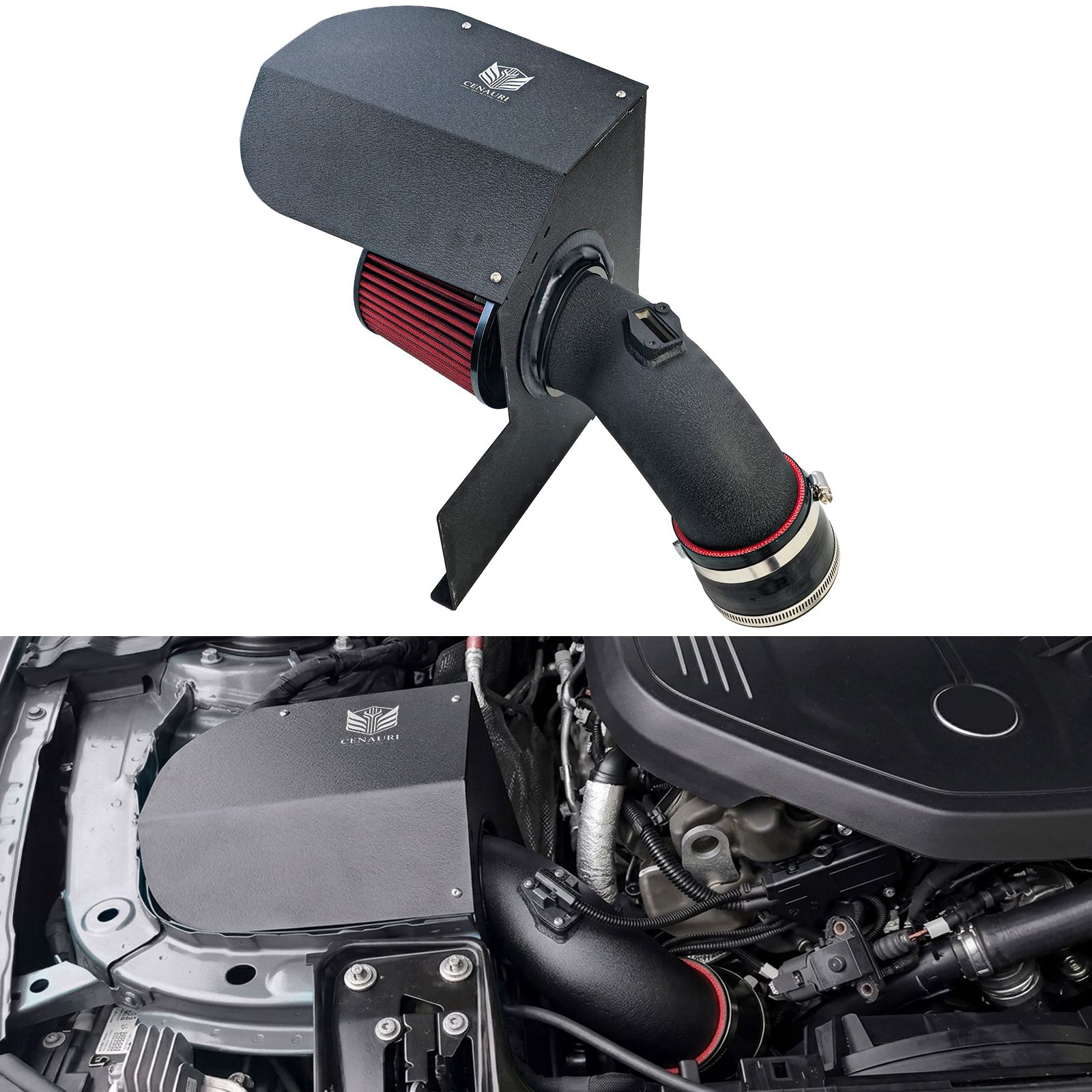 Air Intake Kit met sportluchtfilter passend voor BMW 1 serie F20LCI en F21LCI M140i, 2 serie F22 en F23 M240i, 3 serie F30 en F31 M340i en BMW 4 serie F32, F33 en F36 M440i met B58 motor