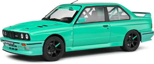 BMW M3 E30 blauw schaal 1:18 Solido