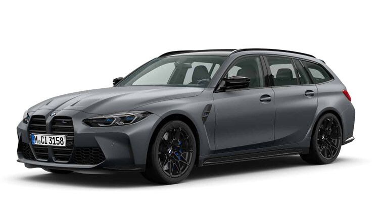 BMW M3 Touring mineral grey schaal 1:43 Bburago