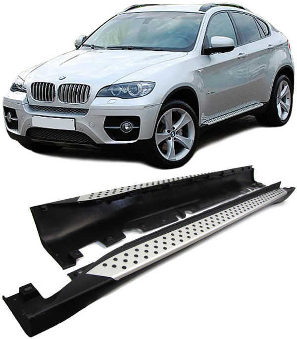 Treeplanken aluminium passend voor BMW X6 E71