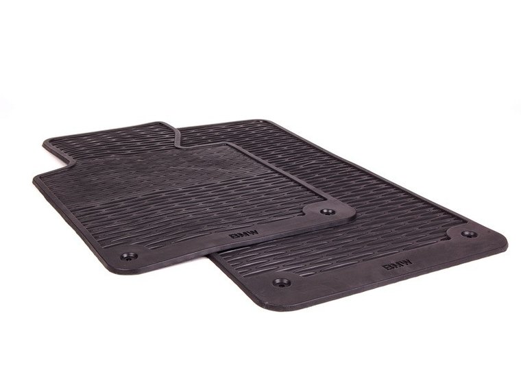 Rubber matten voorzijde passend voor BMW 5 serie E60 en E61 origineel BMW