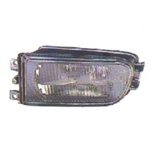 Mistlamp geribbeld glas passend voor BMW 5 serie E39 en Z3 met standaard voorbumper bestuurderskant