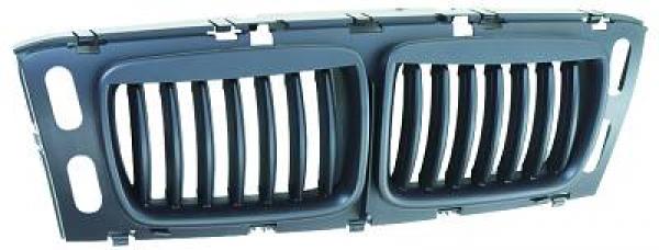 Mat zwarte grill passend voor BMW 5 serie E34