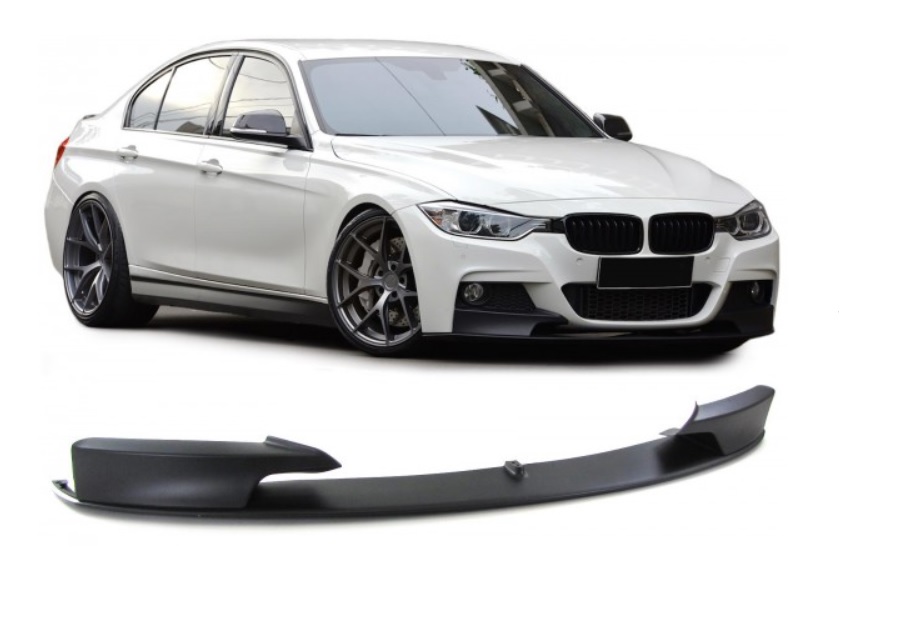 Performance look frontspoiler passend voor BMW 3 serie F30 en F31 met M pakket voorbumper
