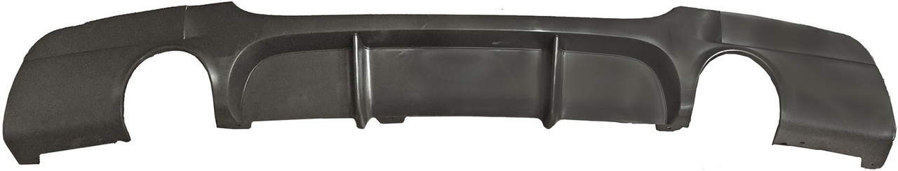 Performance look diffuser 335i look mat zwart passend voor BMW 3 serie E90 en E91 met M pakket achterbumper
