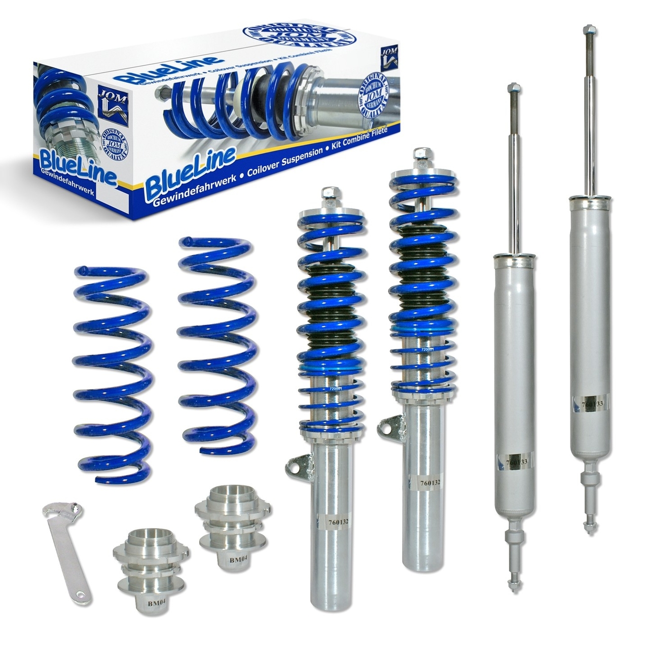 JOM Blueline schroefset passend voor BMW 1 serie E81, E87 en E87 LCI
