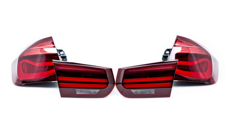 BMW blackline achterlichten passend voor BMW 3 serie F30 LCI en F80 M3 LCI origineel BMW