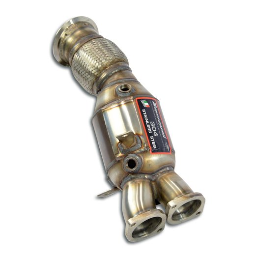 Supersprint BMW X1 E84 turbo downpipe kit en catalytic converter BimmerProducts.nl