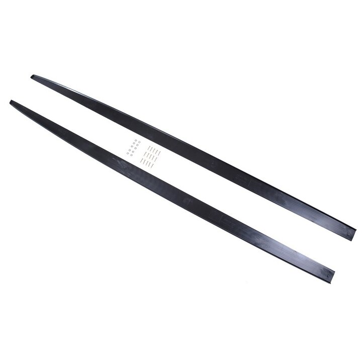 Sideskirt aanzet mat zwart passend voor BMW 1 serie F21 en 2 serie F22 en F23 aanzet met M pakket sideskirts