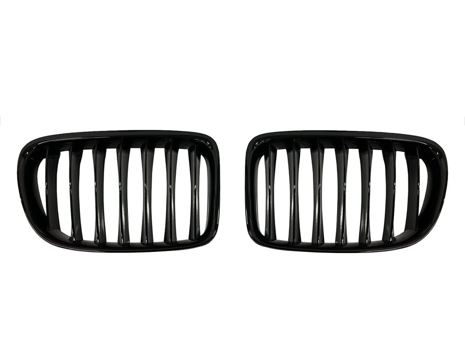 Glanzend zwarte grillen passend voor BMW X1 E84 