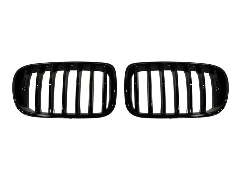 Glanzend zwarte grillen passend voor BMW X3 F25 model 2010 - 2014