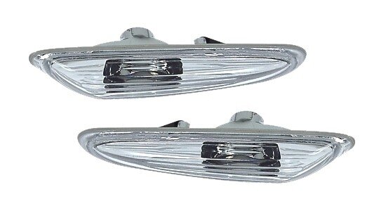 Witte zijknipperlichten passend voor BMW 3 serie E46 sedan en touring model 2001 - 2005 origineel BMW