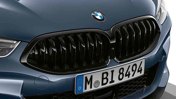 Glanzend zwarte grillen passend voor BMW 8 serie G14, G15 en G16 met PSAP origineel BMW