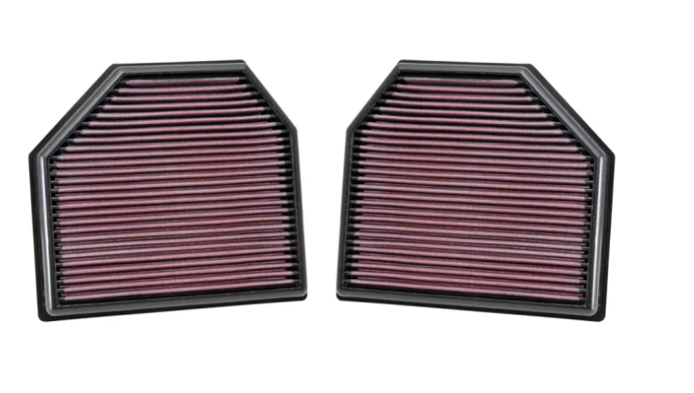 K&N vervangingsfilter passend voor BMW M3 F80, M4 F82 en F83, M5 F10, M6 F06, F12 en F13