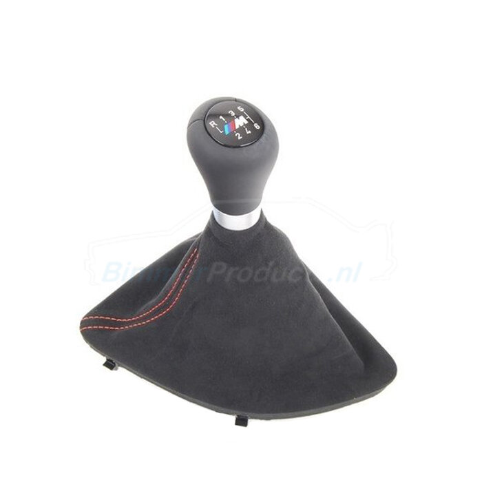 1M pookknop 6 bak alcantara hoes E81, E82, E87 en E88 origineel BMW