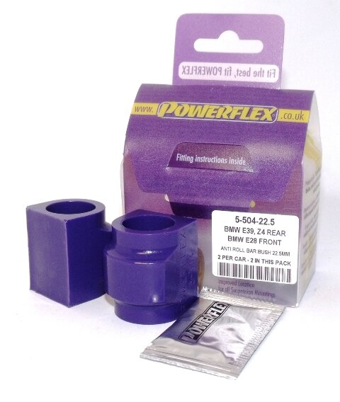 Powerflex Road Series Anti roll bar montagebussen achter 22.5mm BMW 3 serie E46 Compact 1999 – 2006