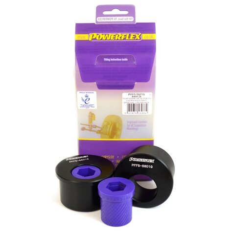 Powerflex Road Series Voorste draagarm achterste bus caster offset BMW 3 serie E46 Sedan Touring Coupe Cabrio 1999 – 2006