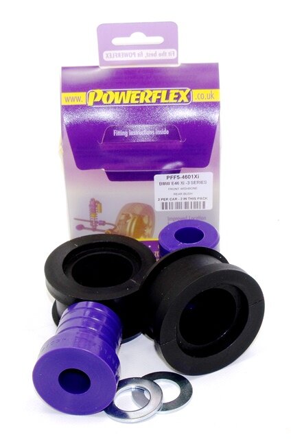 Powerflex Road Series Voorste draagarm achterste bus BMW 3 serie E46 Xi/XD (4wd) 1999 – 2006