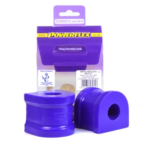 Powerflex Road Series Stabilisatorstang montagebus voor 23.5mm BMW X serie X3 E83 2003 – 2010
