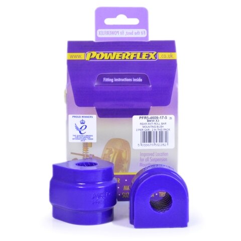 Powerflex Road Series Stabilisatorstang montagebus achter 17.5mm BMW X serie X3 E83 2003 – 2010