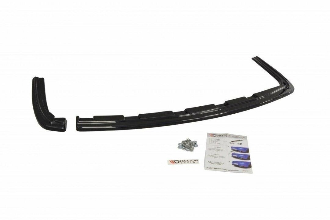Diffuser aanzet glanzend zwart passend voor BMW 5 serie F10 met M pakket achterbumper  Maxton Design