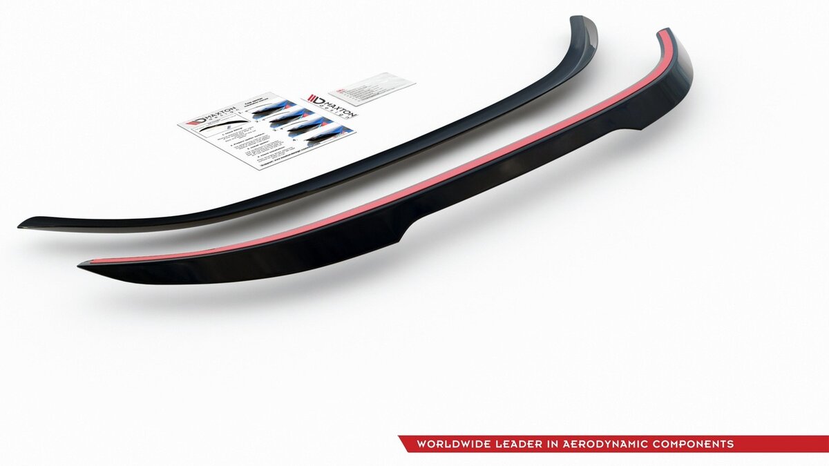 Spoiler kofferklep glanzend zwart passend voor BMW 8 serie G15 Maxton Design