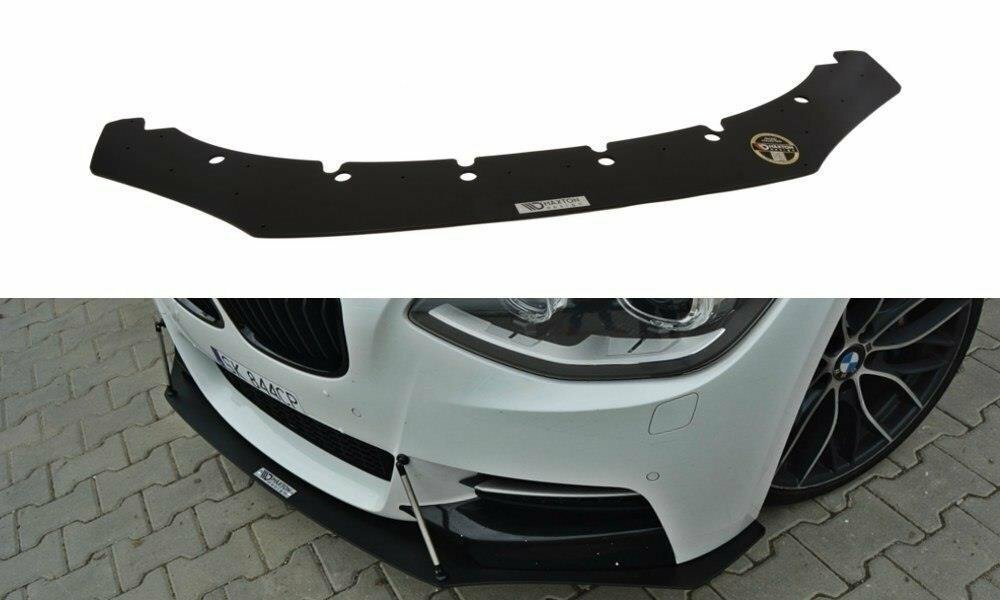 Front spoiler passend voor BMW 1 serie F20 en F21 model 2012-2015 met M pakket voorbumper Maxton Design