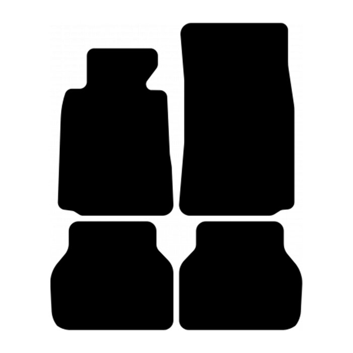 Velours matten passend voor BMW 5 serie E39 sedan en touring