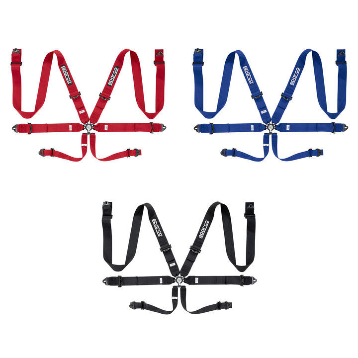 Sparco 6 punts club racer gordel 3 inch