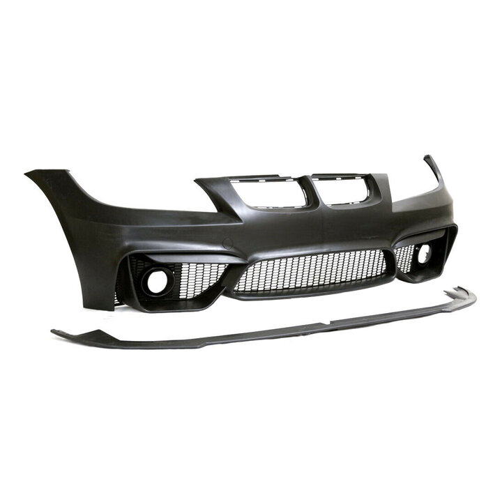 EVO 2 look voorbumper met frontlip passend voor BMW 3 serie E90 en E91 model 2005 - 2008