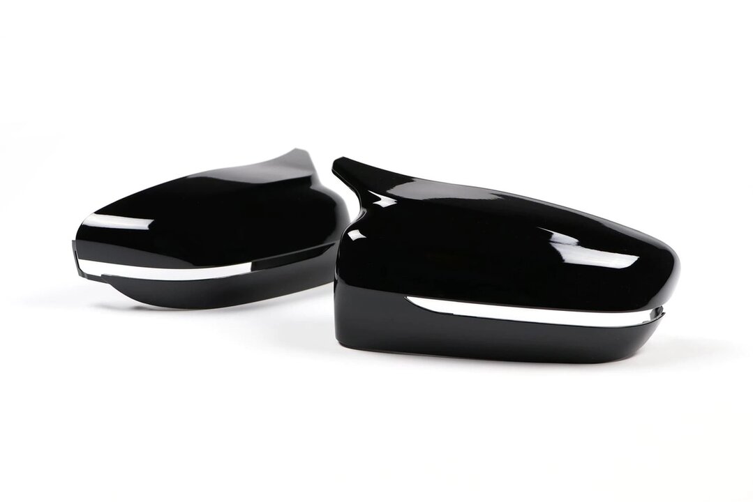 EVO look spiegelkappen glanzend zwart passend voor BMW G20 G21 G30 G31 G11 G12 G14 G15