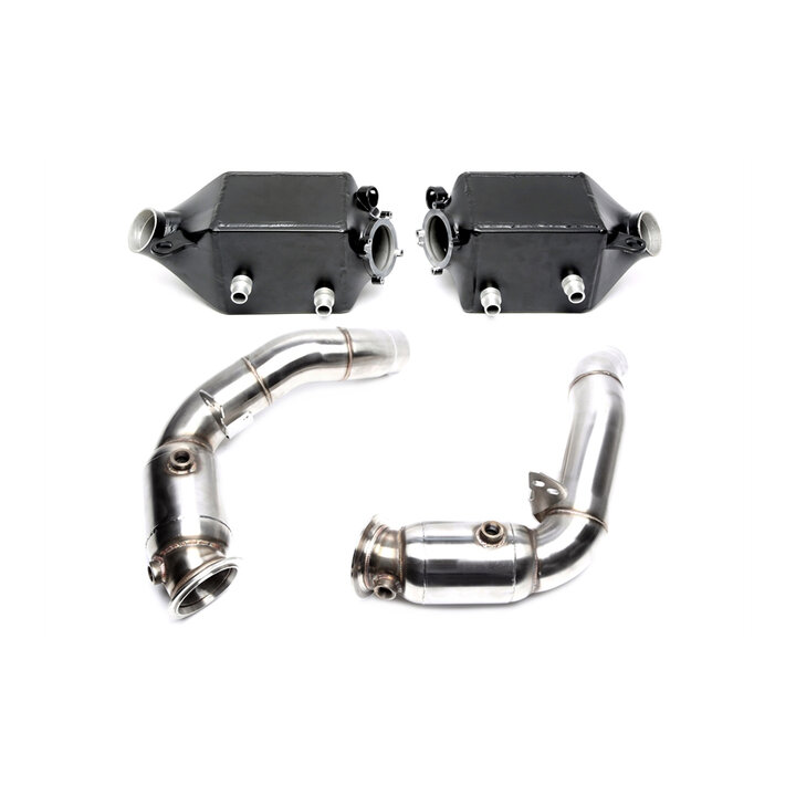 TA Technix upgrade kit intercooler en downpipe met katalysatoren passend voor BMW F10 M5 en BMW F06 F12 F13 M6