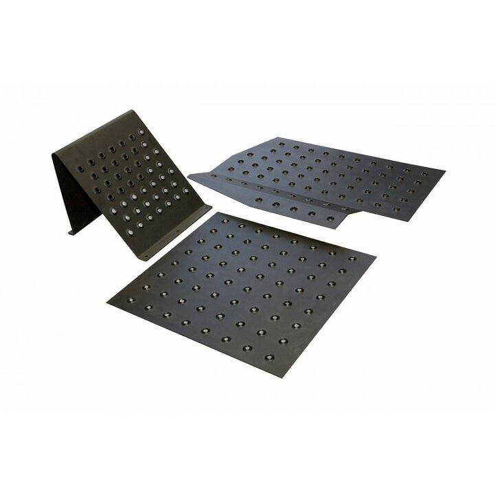 Aluminium vloerplaat en riser BMW E30