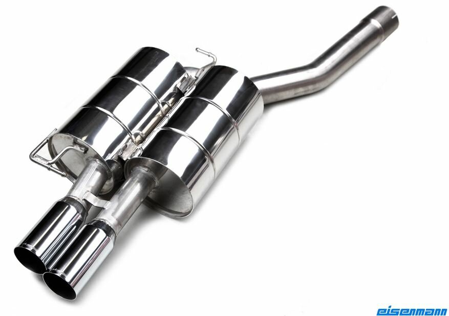 Eisenmann einddemper 2x83mm BMW 5 serie E60 E61 550i