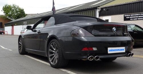 Eisenmann einddemper 4x83mm BMW 6 serie E63 E64 650i