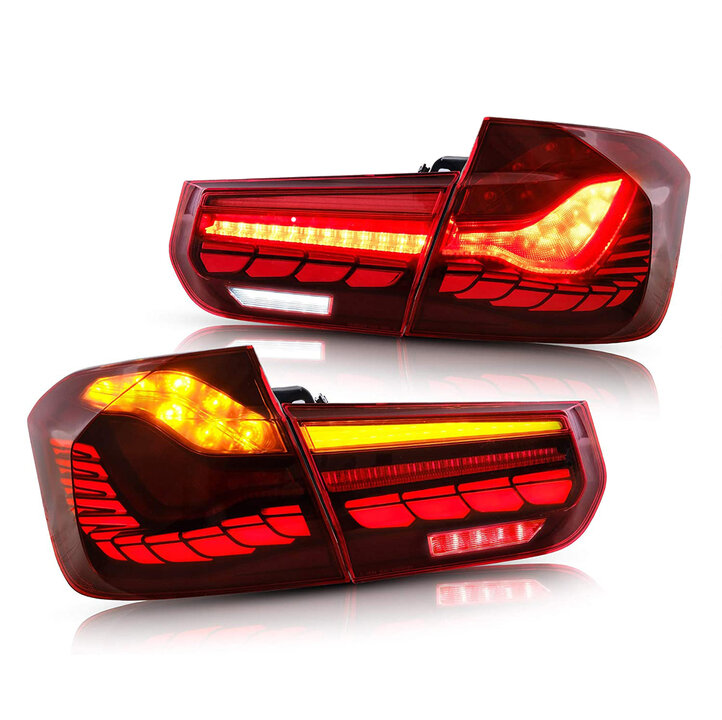 OLED look achterlichten passend voor BMW 3 serie F30 en M3 F80
