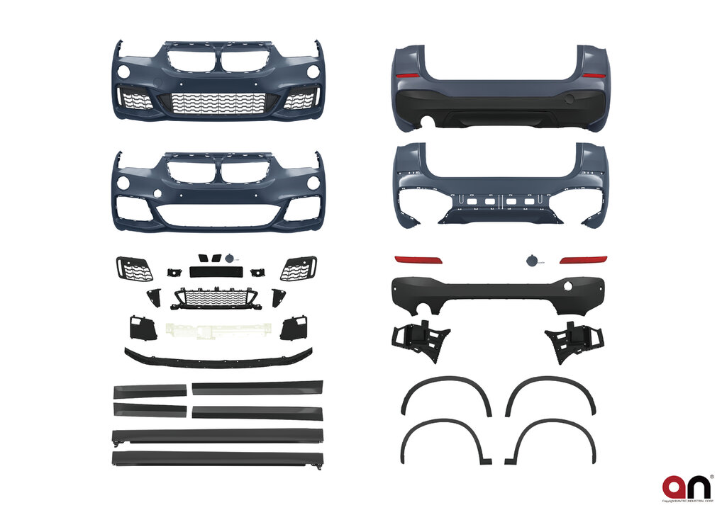 Sportlook pakket passend voor BMW X1 F48 model 2014 - 2019