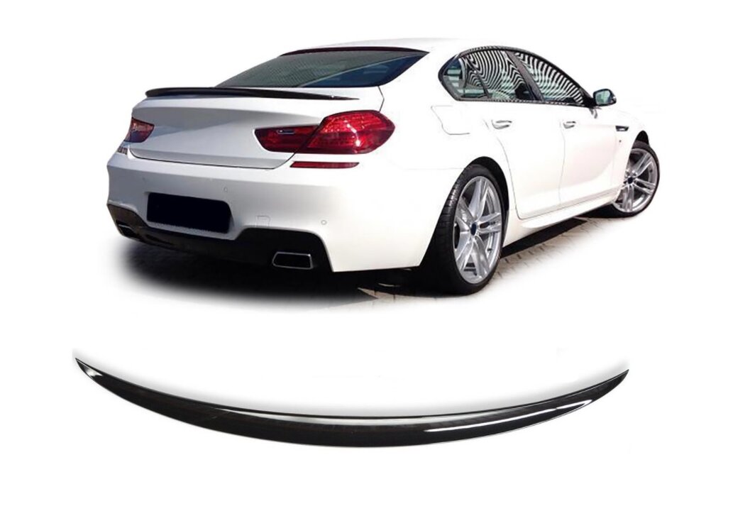 Kofferklep spoiler glanzend zwart passend voor BMW 6 serie F13 coupe