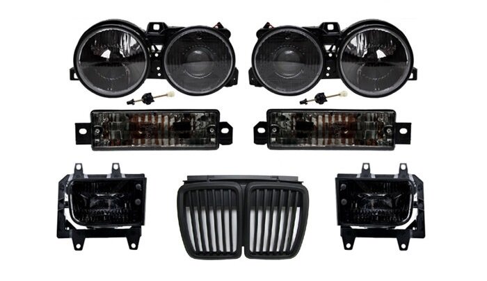 Smoke pakket passend voor BMW 3 serie E30 type 2 