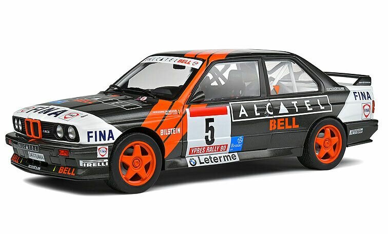 BMW M3 E30 '90 White rally Ypres #5 schaal 1:18 Solido