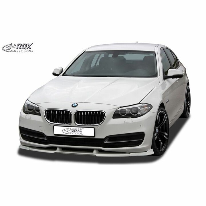 Voorspoiler Vario-X passend voor BMW 5 serie F10 en F11 facelift model 2013 - 2017 standaard voorbumper