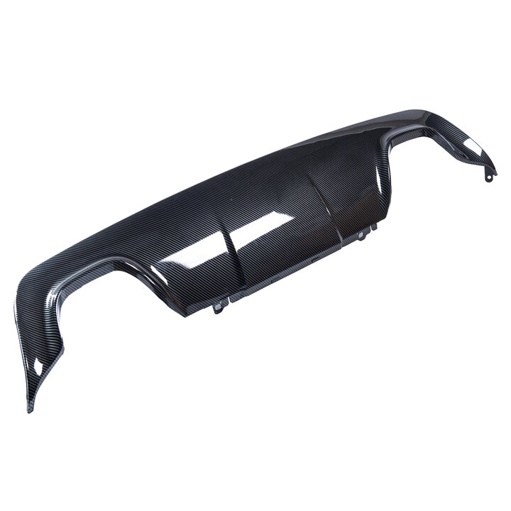 Sport look diffuser vier uitlaten passend voor BMW 5 serie E60 en E61 M pakket carbon look