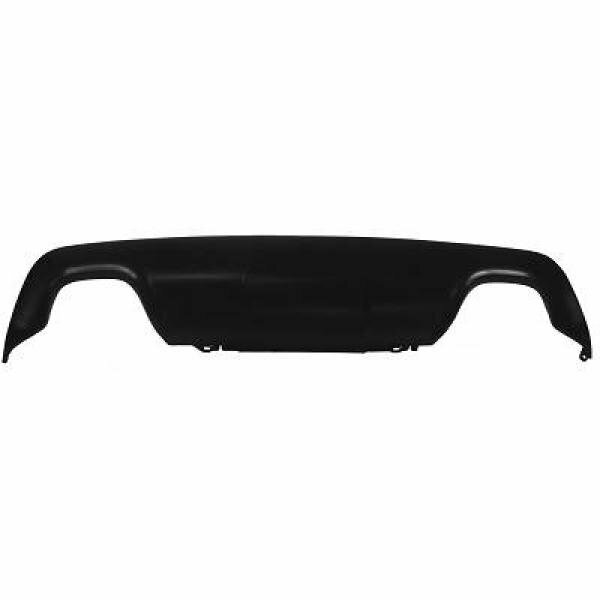 Diffuser glanzend zwart passend voor BMW 5 serie E60 en E61 vier uitlaten