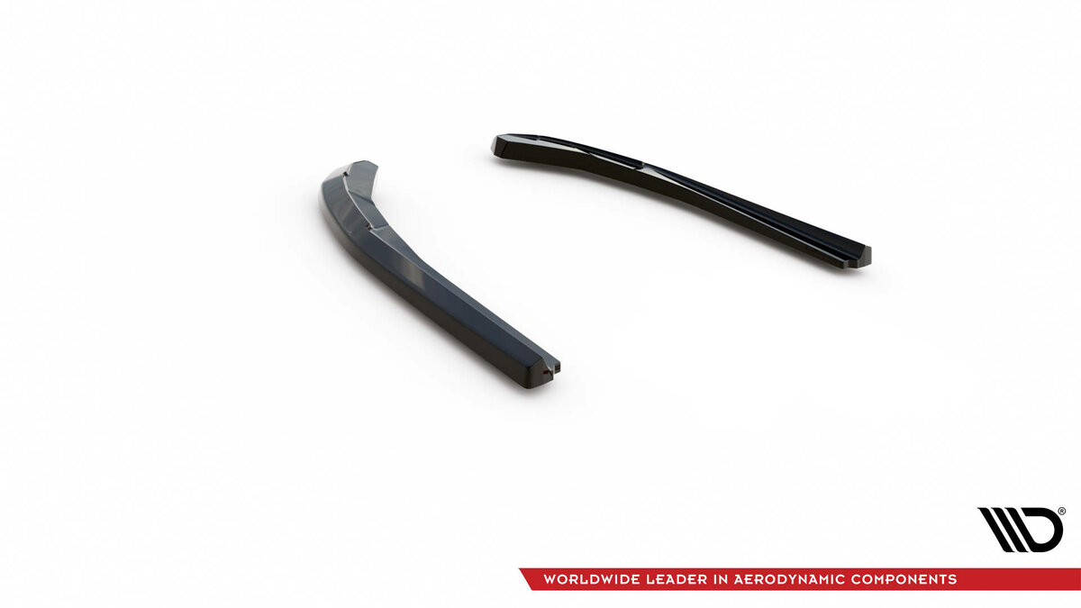 Diffuser hoeken zijkanten achterbumper passend voor BMW 4 serie G26 M pakket V1 Maxton Design