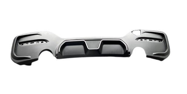 CS diffuser mat zwart passend voor BMW 1 serie F20 LCI en F21 LCI diffusor 135i look