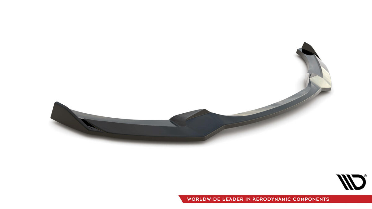 Frontsplitter passend voor BMW 2 serie F22 en F23 met M pakket voorbumper Maxton Design