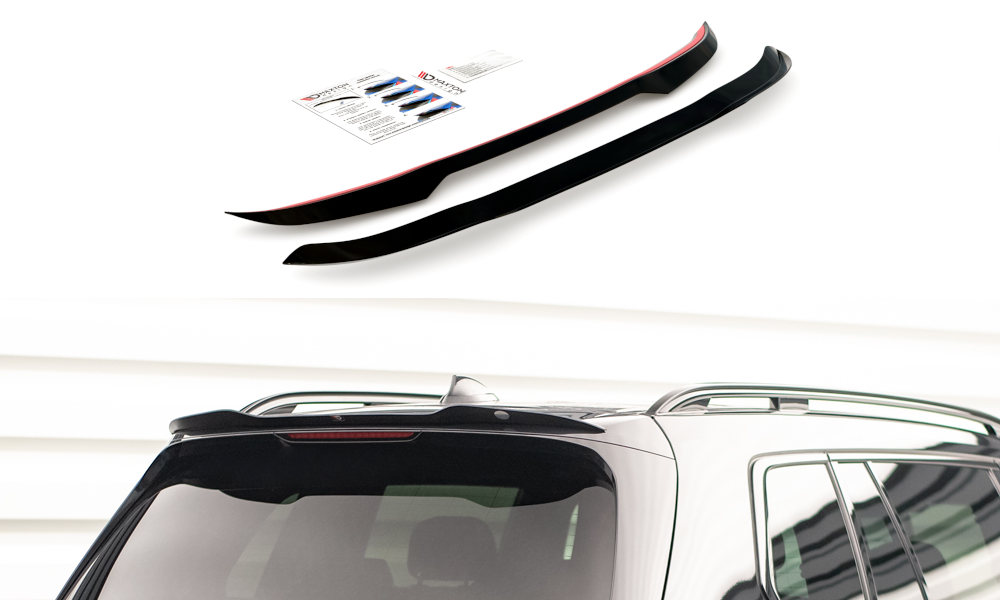 Maxton Design spoiler V1 glanzend zwart passend voor BMW X7 G07 met M pakket